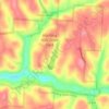 Rose Lake topographic map, elevation, terrain