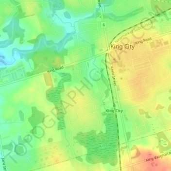 Kettle Lake Park topographic map, elevation, terrain