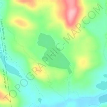 Arbutus Pond topographic map, elevation, terrain
