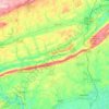 Blue Mountain topographic map, elevation, terrain