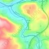 South Fork of the Little Conemaugh River topographic map, elevation, terrain