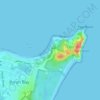 Clarkes Beach topographic map, elevation, terrain