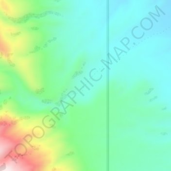 Rock Canyon topographic map, elevation, terrain