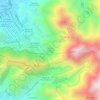Parque Ecológico La Molina topographic map, elevation, terrain