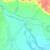 Swat topographic map, elevation, terrain