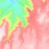 Muger River topographic map, elevation, terrain