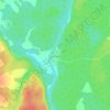 Суконцево topographic map, elevation, terrain