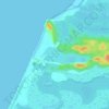 Lake Windermere topographic map, elevation, terrain