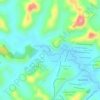 Rio Paraopeba topographic map, elevation, terrain