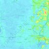 Meenachil topographic map, elevation, terrain