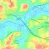 Moravian Creek topographic map, elevation, terrain