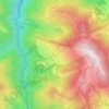 Patara Tsereti topographic map, elevation, terrain