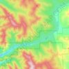 Wolf Creek topographic map, elevation, terrain