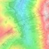 Arrens-Marsous topographic map, elevation, terrain