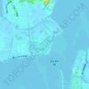 Waterway topographic map, elevation, terrain
