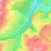 River Sheaf topographic map, elevation, terrain