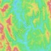 Sangu River topographic map, elevation, terrain