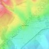 Zichy-kastély topographic map, elevation, terrain