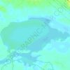 Lake Baao topographic map, elevation, terrain