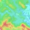 Lokvarsko jezero topographic map, elevation, terrain