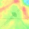 Henwood Lake topographic map, elevation, terrain