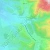 Cañas topographic map, elevation, terrain