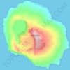 Isla Pinzón topographic map, elevation, terrain