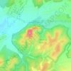 Gat topographic map, elevation, terrain