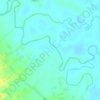 Bicol River topographic map, elevation, terrain