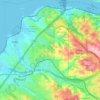 Rodeo topographic map, elevation, terrain