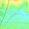 Klip River topographic map, elevation, terrain