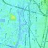 Nishinari Park topographic map, elevation, terrain