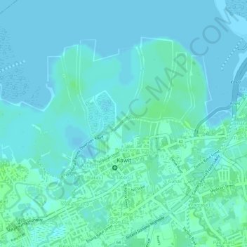 Panamitan River topographic map, elevation, terrain