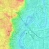 Marikina Riverbanks topographic map, elevation, terrain