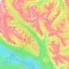 Johnston Creek topographic map, elevation, terrain