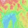 Oslo topographic map, elevation, relief