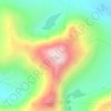 Rondslottet topographic map, elevation, relief