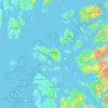 Stavanger topographic map, elevation, relief