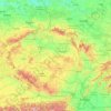 Czechia topographic map, elevation, relief