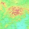 Slovakia topographic map, elevation, relief