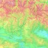 Mtskheta-Mtianeti topographic map, elevation, relief