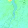 Jadukata River topographic map, elevation, relief